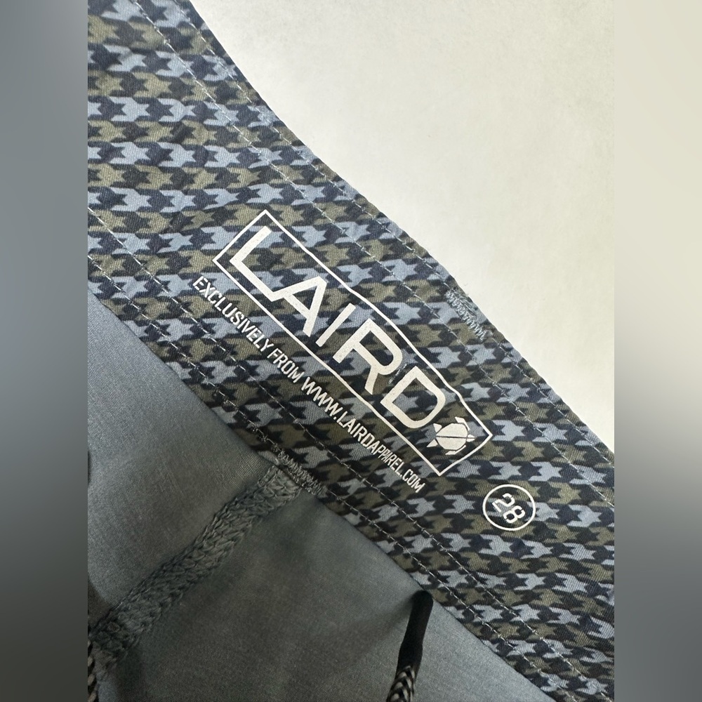 Nwt; LAIRD Apparel Pants Mens Blue Nylon Stretch Athletic Limited Edition - Picture 8 of 13